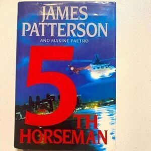 EUC James Patterson 5th Horseman Hard Cover Book